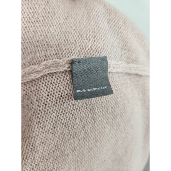 Neiman Marcus Cashmere Light Pink Sweater Womens L/XL Open Front Shawl - Picture 5 of 6